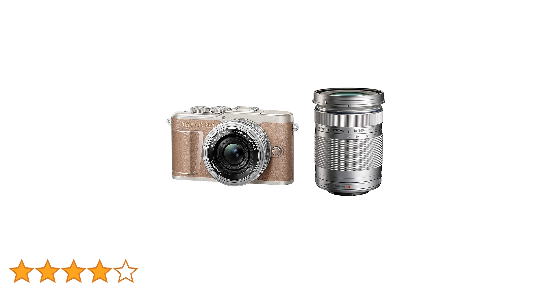OLYMPUS E-PL10 ブラウン　望遠ダブルレンズキット Amazon.co.jp: OLYMPUS PEN E-PL10 EZ Double Zoom Kit, Brown